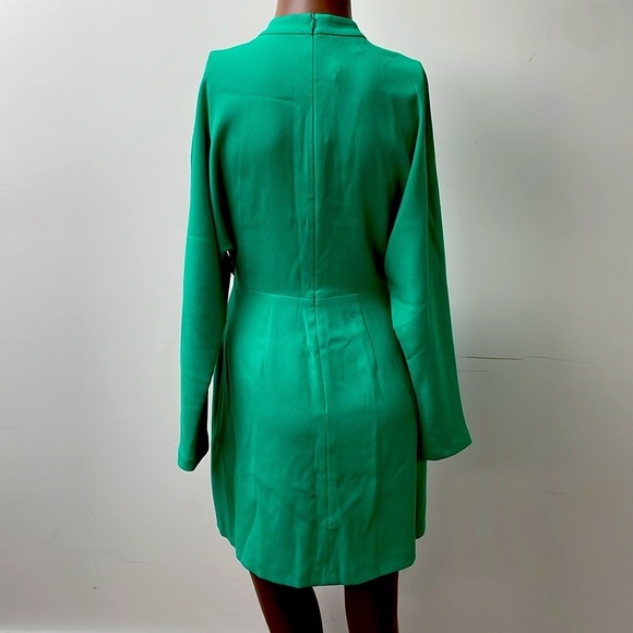 Judith & Charles Montparnasse Dress Spearmint Green Longsleeve High Neck 4 New - Picture 6 of 11